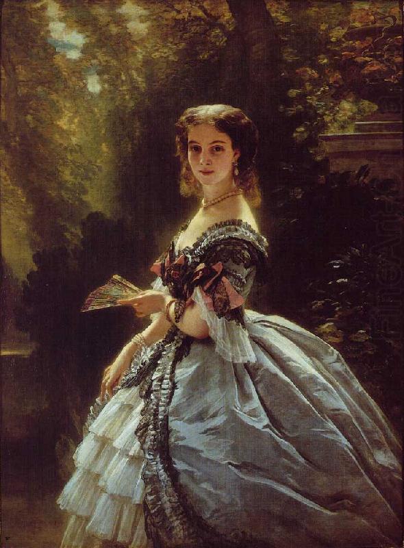 Franz Xaver Winterhalter Princess Elizabeth Esperovna Belosselsky-Belosenky, Princess Troubetskoi china oil painting image